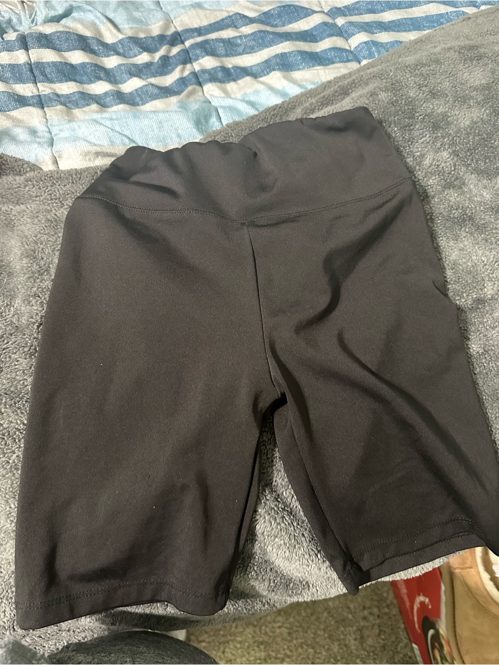 Women's Black High-Waist biker Shorts